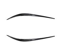 XNFUR Headlight Eyebrow Trim Cover Sticker,Fit For, 3 Series G20 G28 Sedan 2019-2023+ 320i 325i 330i Headlamp Eyelid Front Head Light Lamp Brow Car Headlight Eyebrow Overlay(Carbon Fiber Look)