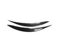 XNFUR Headlight Eyebrow Trim Cover Sticker,Fit For Infiniti, Q60 2017-2022 Carbon Fiber Car Front Head Light Lamp Lid Brow Headlamp Eyelid Car Headlight Eyebrow Overlay