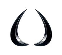 XNFUR Headlight Eyebrow Trim Cover Sticker,Fit For Volkswagen,Fit For Beetle, A5 2012-2018 Carbon Car Front Light Head Lamp Brow Headlamp Eyelid Car Headlight Eyebrow Overlay(Glossy Black)