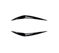 XNFUR Headlight Eyebrow Trim Sticker,Fit For, 1 Series F20 F21 2015-2019 Hatchback 116i 118i 120i 125i M135i M140i Headlamp Head Lamp Eyelid Car Headlight Eyebrow Overlay(Glossy Black)