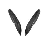 XNFUR Headlight Eyebrow Trim Sticker,Fit For Civic, EK9 1996-1998 Front Head Light Cover Lamp Trim Carbon Fiber Headlamp Eyelid Brow Lid Car Headlight Eyebrow Overlay