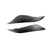 XNFUR Headlight Eyebrow Trim Sticker,Fit For Toyota, Corolla 2008-2011 Front Head Light Cover Lamp Lid Carbon Fiber Headlamp Eyelid Brow Car Headlight Eyebrow Overlay