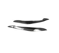 XNFUR Headlight Eyebrow Trim Sticker,Fit For, X5 E70 2008-2013 Head Light Lamp Cover Brow Real Carbon Fiber Headlamp Eyelid Car Headlight Eyebrow Overlay