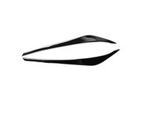 XNFUR Headlight Eyebrows Sticker,Fit For Hyundai, Elantra 2016-2018 Car Eyelid Eyelash Piano Black Gloss Auto Interior Accessories Car Headlight Eyebrow Overlay