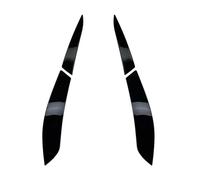XNFUR Headlights Eyebrow Cover Trim,Fit For Volkswagen,Fit For Golf, 6 MK6 GTI R 2008-2013 Car Rear Tail Light Lamp Eyelid Trim Eyelids Car Headlight Eyebrow Overlay(Gloss Black)