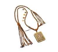 XNHAFW Feng Shui Gourd Keychain with Five Emperors Money Bring Good Luck and Wealth, Home Office Other Scenes Gifting - Guardian of the Ox and Tiger + Five-Way Rope