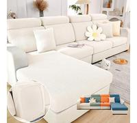 XNHAFW Sofa Hero Covers for Couch,Magic Sofa Couch Covers 2025 New Wear-Resistant Universal Sofa Cover for 3 Cushion Couch (White,Back Cover M)