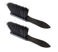 XNHIU 2 Pieces Wooden Fireside Companion Cleaning Brush Oblong Hearth Brush Replacement Spare Hearth Brush Fire Place Brush Head Refill for Companion Sets Wooden Stock for Home