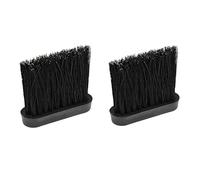 XNHIU Oblong Hearth Brush Head Replacement Hearth Fire Brush Head Fireside Companion Cleaning Brush Wooden Stock for Home
