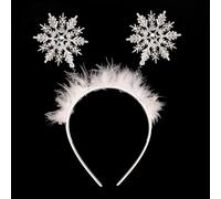 XNHIU Snowflake Headband - Christmas Party Head Boppers