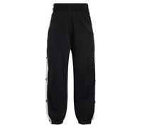 Xnihocha Kids Boys Post Surgery Pants Tear-Away Button Casual Trousers Basketball Jogging Track Sweatpants Black 11-12 Years