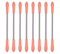 XNIVUIS 8 Pcs Facial Hair Remover Spring Epilator Tool for Quick Hair Removal Spring Facial Hair Remover Spring Eyebrow Face Epilator Removing Hair Tool for Cheeks, Upper Lip, Chin (Pink)
