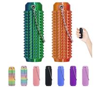 XNJAMG Little Ouchies Fidget Toys,Pain Stim Fidget Toy Reduce Stress for Adults,Anxiety Relief Pain Stim,Spiky Fidget Keychain for Anxiety and Stress Reduction,Novelty Gifts for Friends 2PCS
