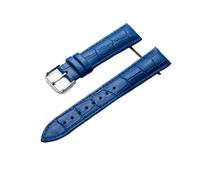 XNJIADVSY 16mm 18mm 20mm 22mm Watch Strap Replacement Compatible With Universal Waterproof Soft Bracelet Accessory(Blue,20mm)
