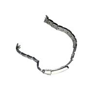 XNJIADVSY 20mm 21mm Glide Lock Micro Adjust Buckle Stianless Steel Watchband Compatible With Role Submariner Deepsea Daytona GMT Watch Strap Bracelet(20mm-no logo)