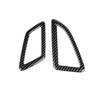 XNJIADVSY Car Air Vent Outlet Decals Compatible With 2016-2021 Honda Civic 10th Gen Accessories ABS Carbon Fiber Interior Stickers