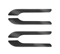 XNJIADVSY Car Door Handle Wrap Cover Decorative Stickers 4Pcs/Set Anti-Scratch Compatible with Tesla Model Y/3/3+ Highland 2025 ABS Protector Sticker(Bright Carbon 4pcs)