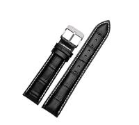 XNJIADVSY Compatible With 20mm 22mm Casio BEM-501 506 307 EDIFICE Series EFB-530 MTP-1303 Watch Band Bracelet Strap Black Brown(Black white SR,20mm)
