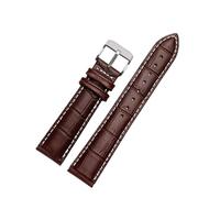 XNJIADVSY Compatible With 20mm 22mm Casio BEM-501 506 307 EDIFICE Series EFB-530 MTP-1303 Watch Band Bracelet Strap Black Brown(Brown white SR,20mm)