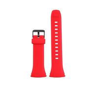 XNJIADVSY Compatible With Casio WAVE CEPTOR WVA-M640/M650/WVQ-M410 Waterproof Resin Silicone Watch Band Strap Black Replacement(Red-Black)