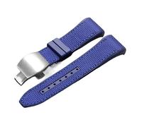 XNJIADVSY Compatible With FM Franck Muller V45 Series Waterproof Sweat-Proof Watch Band Tape Accessories 28mm Men Wristband(Light Pink White)