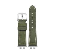 XNJIADVSY Compatible With G-SHOCK Casio GMW-B5000 Small Silver Bar Men's Soft Comfortable Watchband Accessories 22mm(Army Green-Steel-K2)