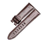 XNJIADVSY Compatible With MONTBLANC TIMEWALKER STAR ALLIGATOR LEATHER WATCH STRAP(Coal Black,22mm)