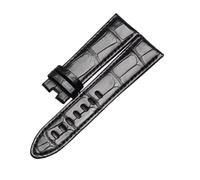 XNJIADVSY Compatible With MONTBLANC TIMEWALKER STAR ALLIGATOR LEATHER WATCH STRAP(GREEN BLUE,22mm)