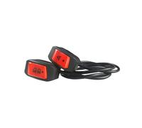 XNJIADVSY Compatible With Motorcycle Handlebar Switch Equipment Clamp Mount Warning Flasher Light Switches Headlight High Low Beam Button(1set)