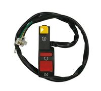 XNJIADVSY Compatible with Motorcycle Handlebar Switch Mount Scooter ATV Dirt Bike Kill ON-OFF Button