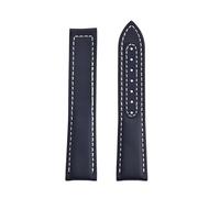 XNJIADVSY Compatible With Omega Seamaster Sailcloth Leather Watch Strap 20mm 22mm Canvas Band Waterproof Sport Business Wristband Men(Blue White-NoBuckle,20mm)