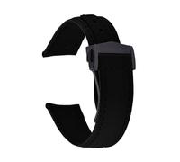 XNJIADVSY Compatible With Omega Seamaster Sailcloth Leather Watch Strap 20mm 22mm Canvas Band Waterproof Sport Business Wristband Men(All Black-Black,22mm)