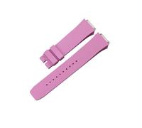 XNJIADVSY Compatible With RICHARD MILLE RM07-01,RUBBER WATCH STRAP(DEEP PINK)