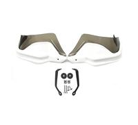 XNJIADVSY Compatible With TRK702 TRK702X Carbon Look Motorcycle Handguard Shield HandGuard Protector Windshield Compatible With Benelli TRK 702 TRK 702X 2022 2023(White Green Set)
