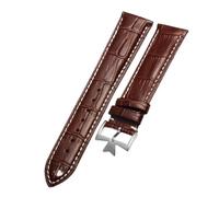 XNJIADVSY Compatible With Vacheron Constantin Male Watch Cowhide Leather Strap VC Inherit Art Master Series 18mm 19mm 20mm 21mm(Blue Pink,18mm)