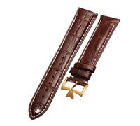 XNJIADVSY Compatible With Vacheron Constantin Male Watch Cowhide Leather Strap VC Inherit Art Master Series 18mm 19mm 20mm 21mm(Red Black,19mm)