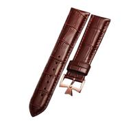 XNJIADVSY Compatible With Vacheron Constantin Male Watch Cowhide Leather Strap VC Inherit Art Master Series 18mm 19mm 20mm 21mm(Olive Flak,19mm)