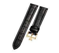 XNJIADVSY Compatible With Vacheron Constantin Male Watch Cowhide Leather Strap VC Inherit Art Master Series 18mm 19mm 20mm 21mm(Beige,19mm)