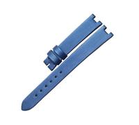 XNJIADVSY Compatible With VAN CLEEF & ARPELS ALHAMBRAY ALLIGATOR LEATHER WATCH STRAP VCARM95900(Coal Black,11mm)