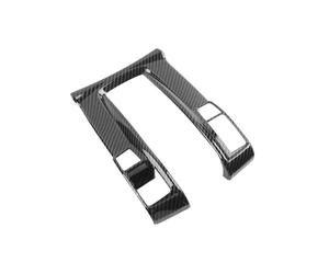 XNJIADVSY LHD Carbon Fiber Style Compatible With Honda Civic 10th 2016 2017 2018 2019 2020 Car Center Gear Shift Panel Cover Frame Trim Accessories