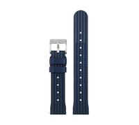 XNJIADVSY Soft Rubber Waffle Watchband 20mm 22mm Fast Release Replacement Strap Compatible With Abalone Compatible With Sea Ghost Compatible With Monster(WD.F3-Dark Blue,20mm)
