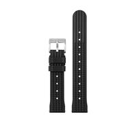XNJIADVSY Soft Rubber Waffle Watchband 20mm 22mm Fast Release Replacement Strap Compatible With Abalone Compatible With Sea Ghost Compatible With Monster(WD.F1-Black,22mm)