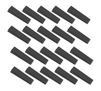 XNJIHWA 20Pcs Tile Wedges Leveling Fence Wedges Plastic Resuable Wedges for Floor,Wall Setting,Rattling Fences,8.7x2.1x1.5cm,Black