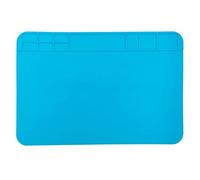 XNJIHWA Soldering Mat Silicone Heatproof Mat Soldering 500°30 x 20cm Anti-Static Multi-Purpose Magnetic Electronics Repair Pad for Soldering Brazing Repair Tool Welding Pad,Blue