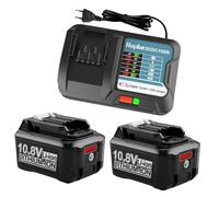 XNJTG 12V 4.0Ah Battery BL1041B Replacement for Makita with Battery Charger DC10SB DC10WD for 10.8V/12V Battery BL1016 BL1021B BL1040B BL1020B