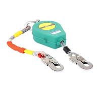 XNKLPY Self-Retracting Lifeline Portable Retractable Lifeline with Double Locking Structure Steel Wire Rope Heavy Duty Retractable Lanyard for Roofing Construction A 3M