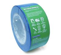Xnordcaper Blue Multi Surface Painters Masking Tape Wide 50mm x 50m Easy Removal Residue-Free Decorators Paper Tape for Painting Decorating Renovations DIY Crafts Indoor Outdoor Use