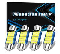 Xnourney 31mm DE3175 LED Festoon Bulbs, 3021 DE3022 DE3023 Bulbs White,12V 21SMD 3014 Chipsets for Car Interior Dome Map Trunk Light,1.22 inches 31mm, 4pcs