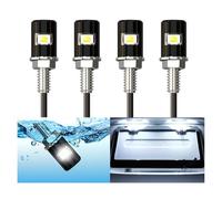 Xnourney License Plate Light, License Tag Screw Bolt LED, Super Bright 12V Waterproof License Plate LED Bulb Motorcycle Tag Lights Legal for Motorcycle Bike Truck RV ATV, Pack of 4