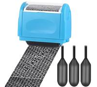 Xnourney Wide Data Defender Roller Stamp, Identity Theft Protection Roller Stamp,Confidential Address Blocker with 3 Refills, Information Blocker for Privacy ID Address Security